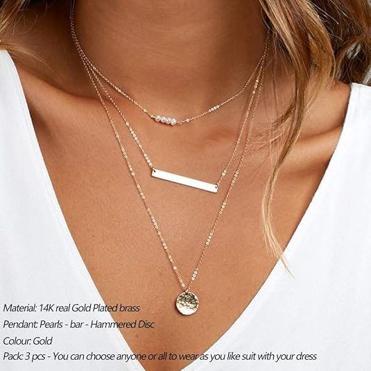 Turandoss Dainty Layered Necklace